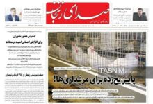 مرور مطبوعات زنجان در 25 مهر/پاییز یخزده برای مرغداریها
