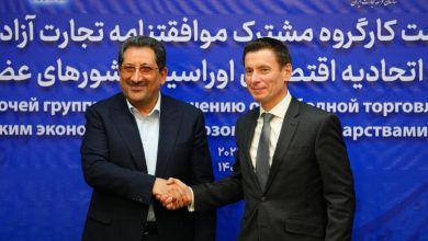 تأکید وزیر صمت بر اجرای کامل موافقتنامه تجارت آزاد اوراسیا و رفع موانع تجاری